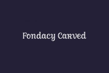 Fondacy Carved Free Font