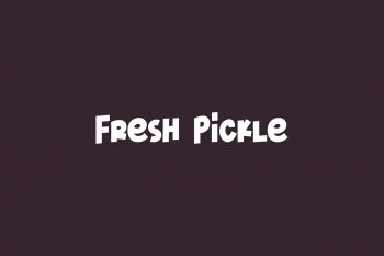 Fresh Pickle Free Font