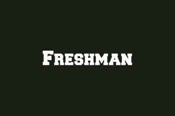 Freshman Free Font