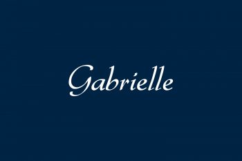 Gabrielle Free Font