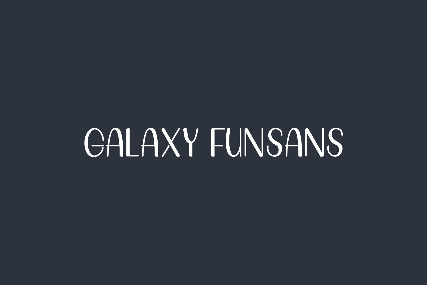 Galaxy Funsans Free Font