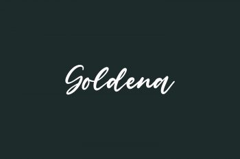 Goldena Free Font