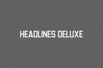 Headlines Deluxe Free Font