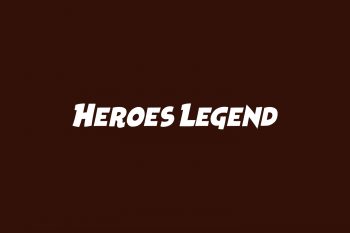 Heroes Legend Free Font