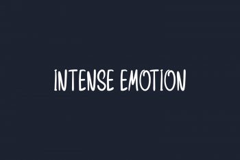 Intense Emotion Free Font