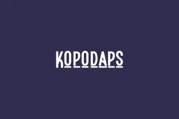Kopodaps Free Font