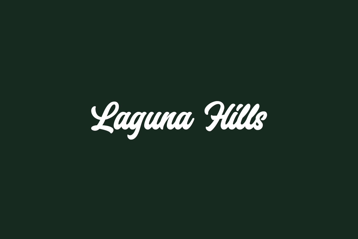 Laguna Hills Free Font