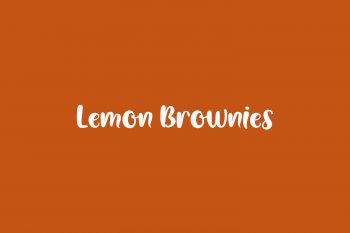 Lemon Brownies Free Font
