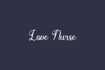 Love Nurse Free Font