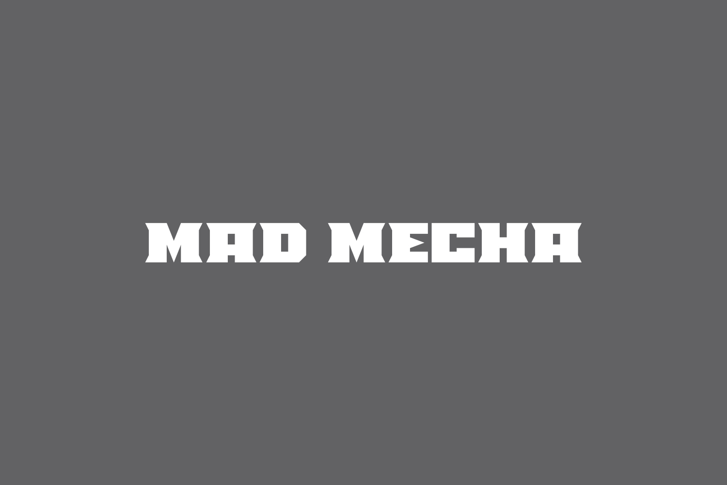 Mad Mecha Free Font