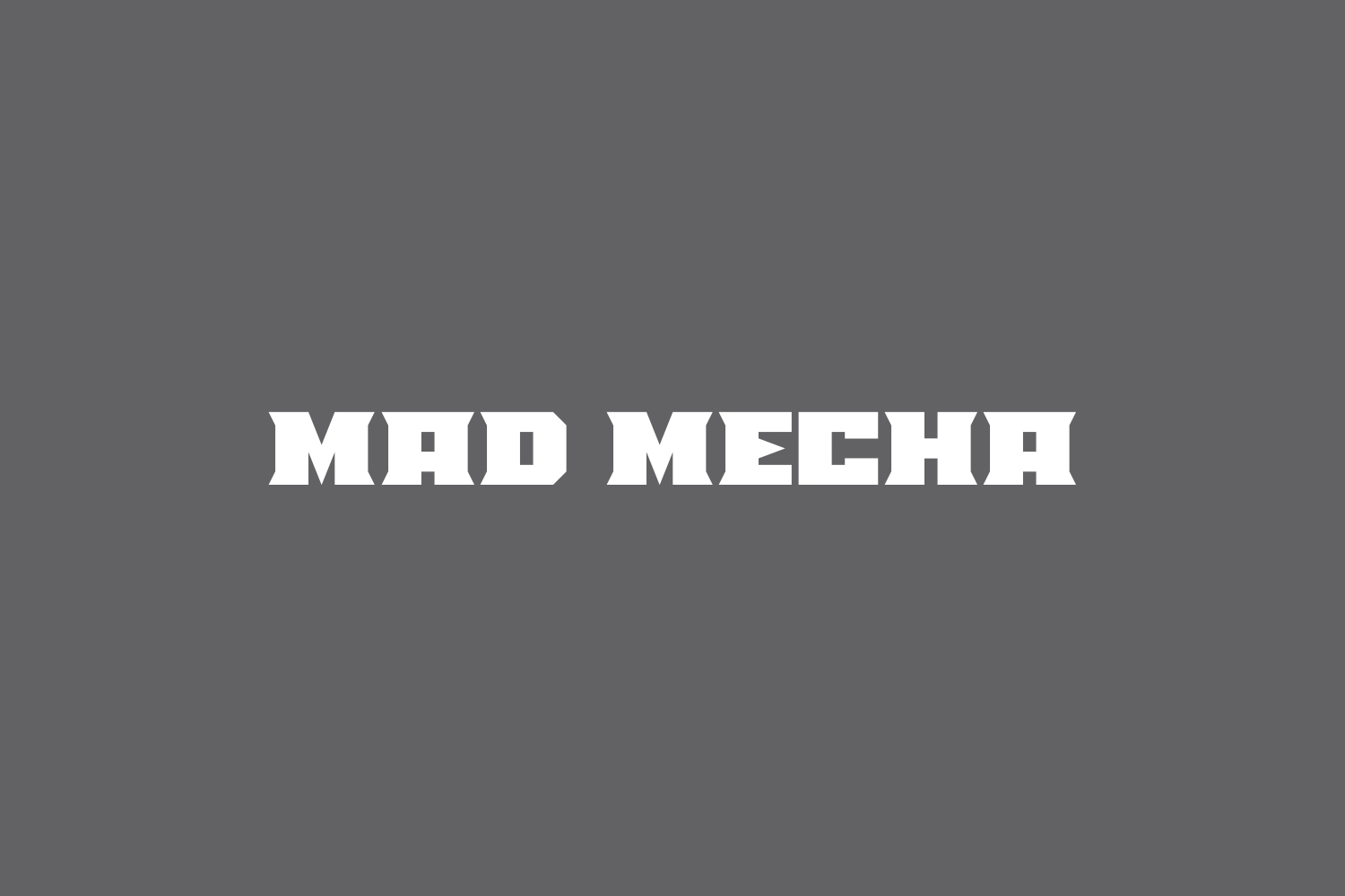 Mad Mecha Free Font