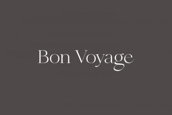 Bon Voyage Free Font
