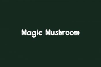 Magic Mushroom Free Font