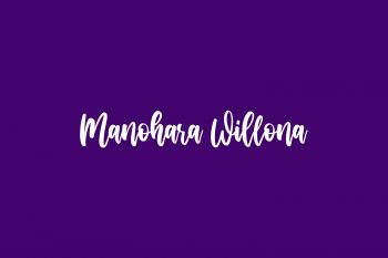 Manohara Willona Free Font