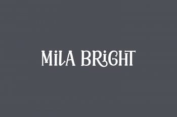 Mila Bright Free Font