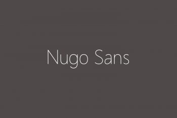 Nugo Sans Free Font