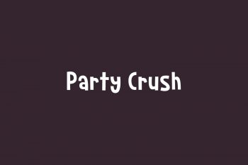 Party Crush Free Font