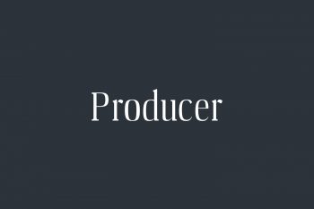 Producer Free Font