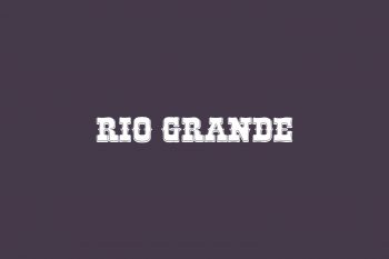 Rio Grande Free Font