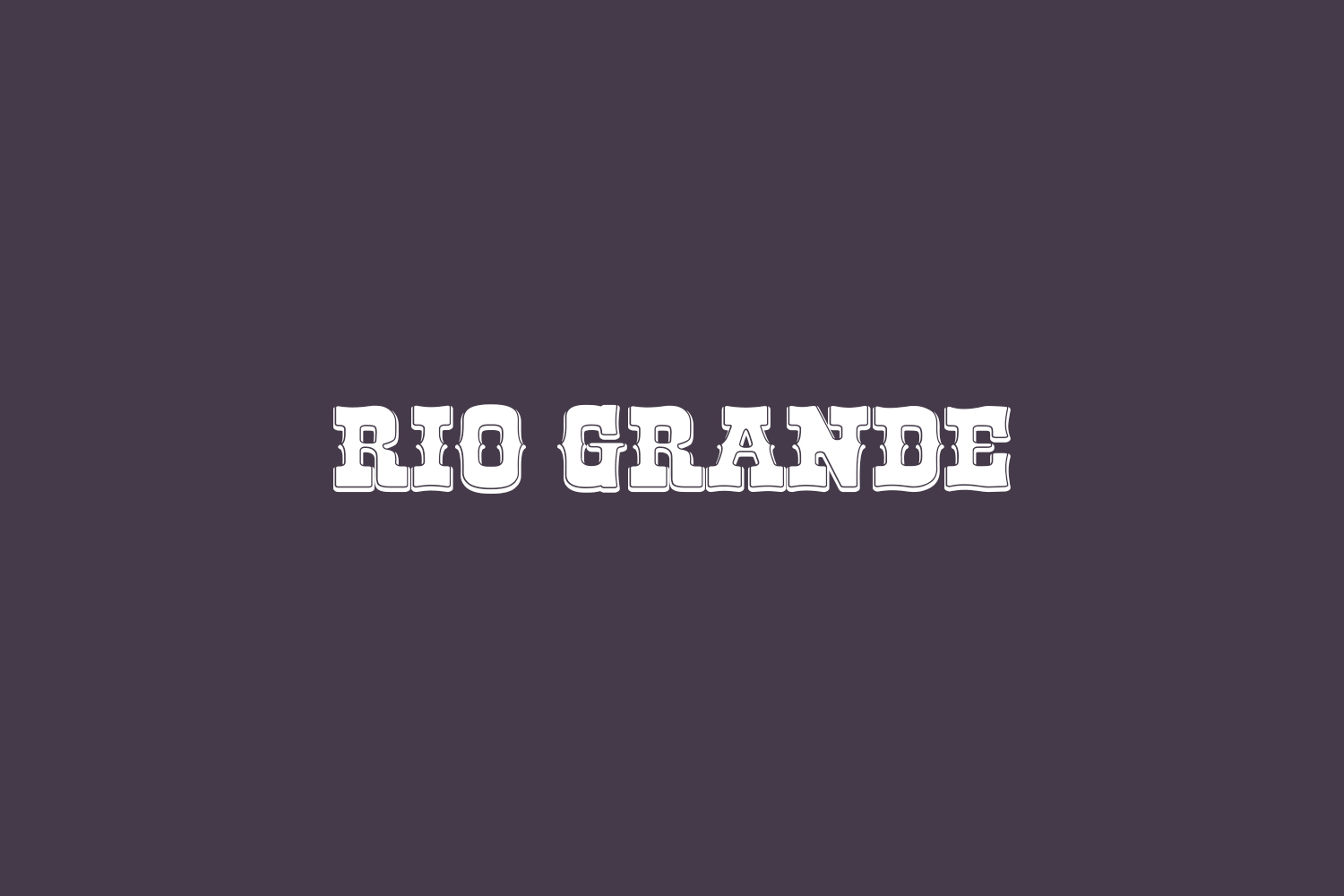 Rio Grande Free Font