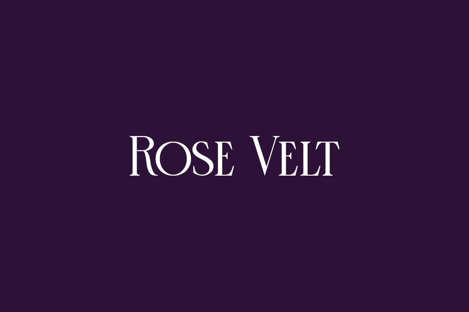 Rose Velt Free Font