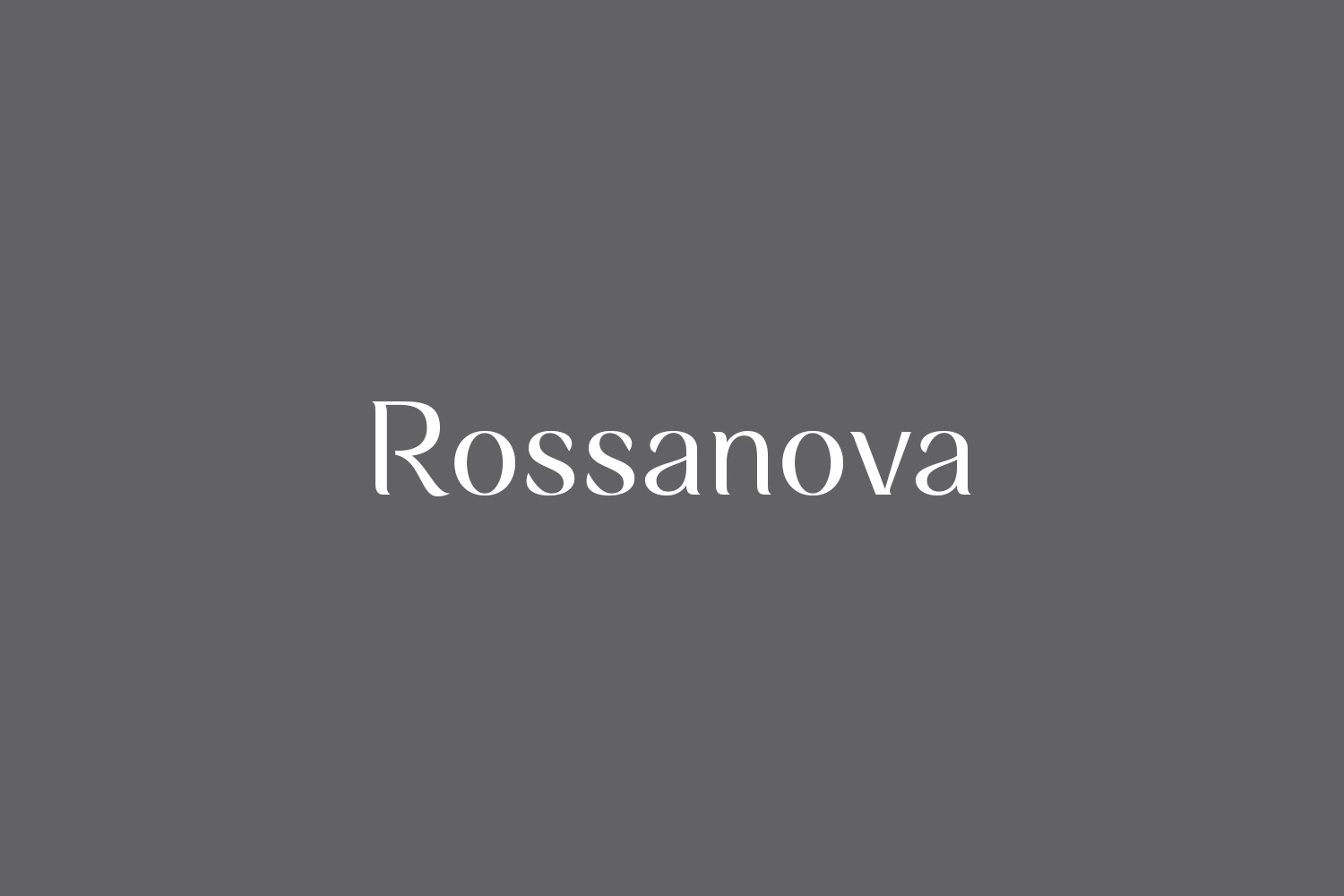 Rossanova Free Font