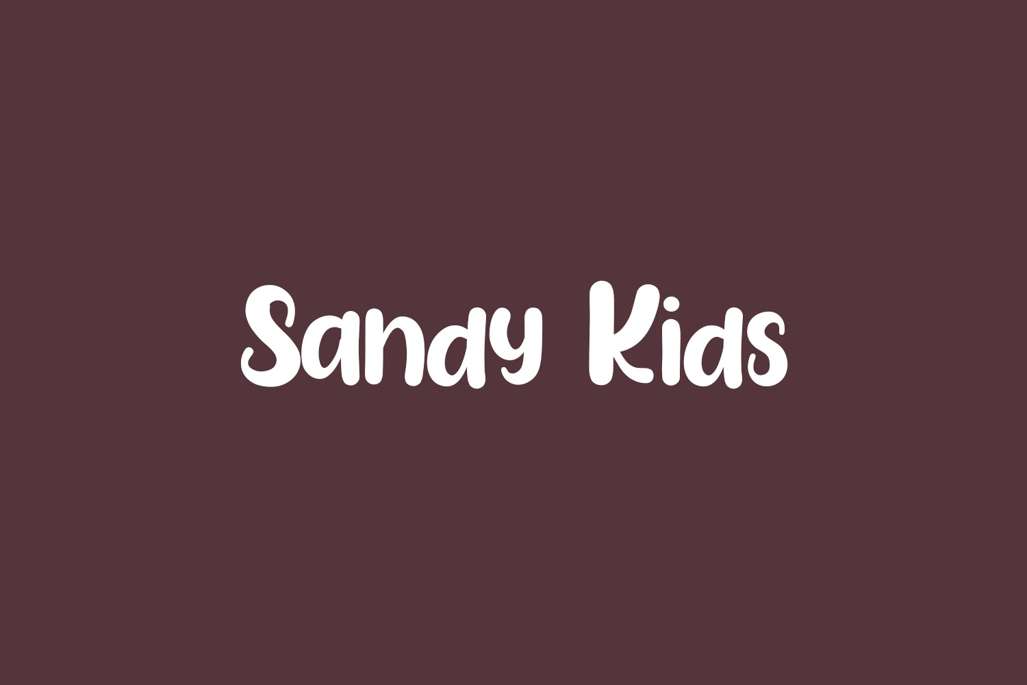 Sandy Kids Free Font