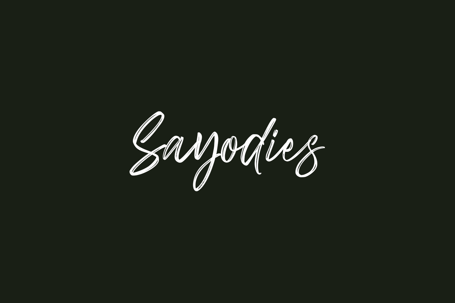 Sayodies Free Font