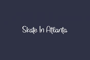 Skate In Atlanta Free Font