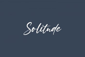 Solitude Free Font