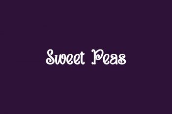 Sweet Peas Free Font