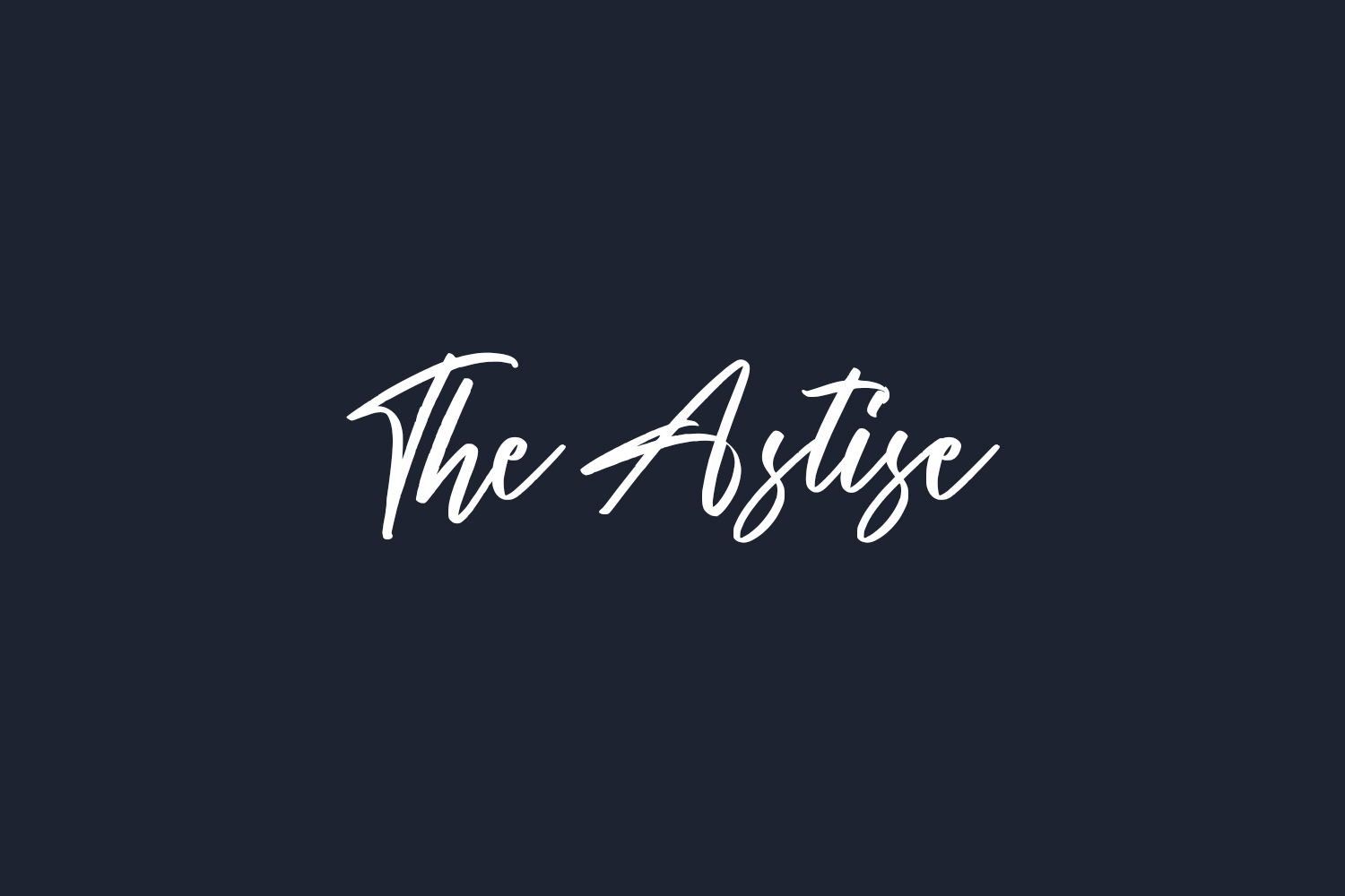 The Astise Free Font