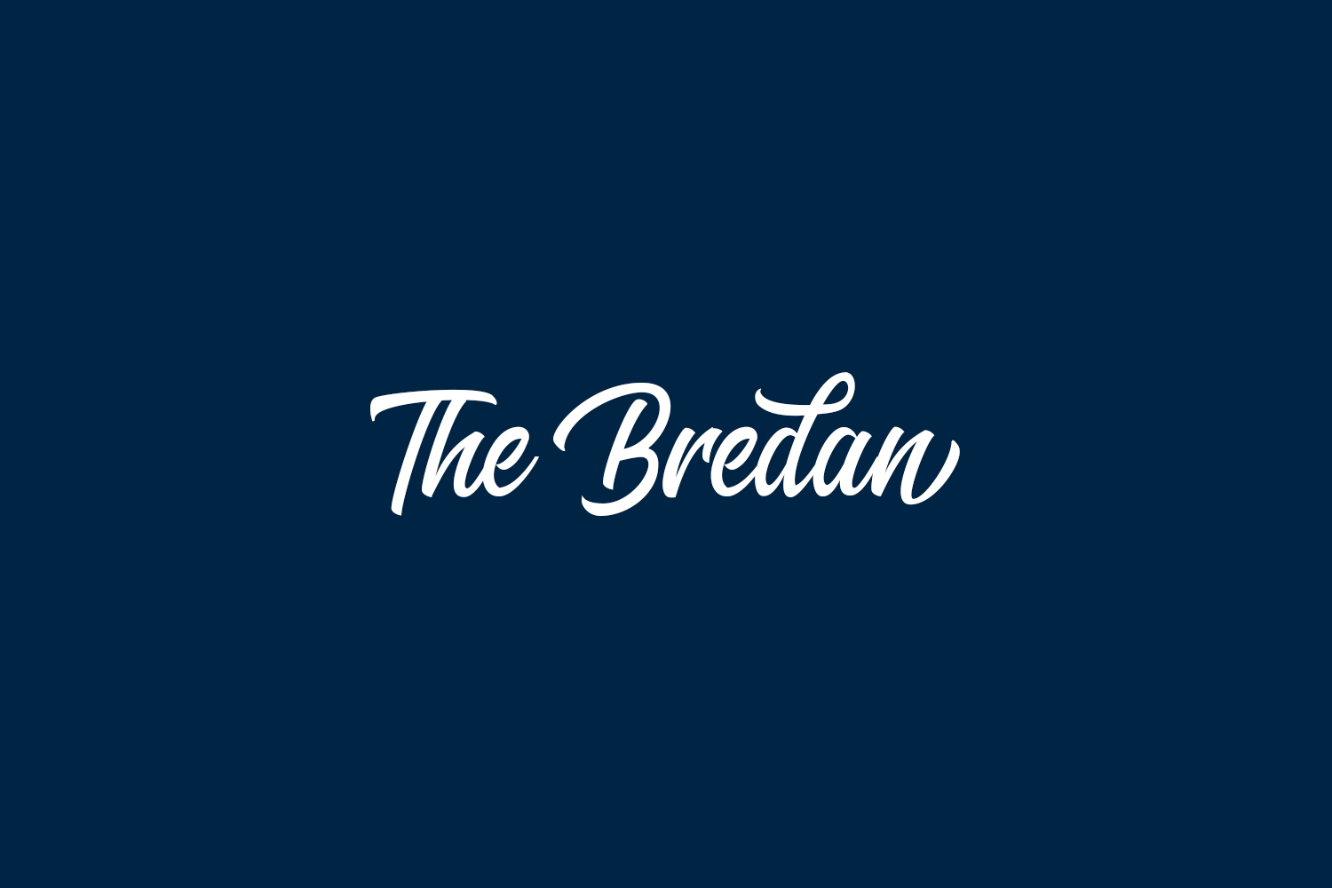 The Bredan Free Font