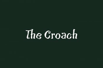 The Croach Free Font