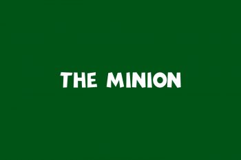 The Minion Free Font