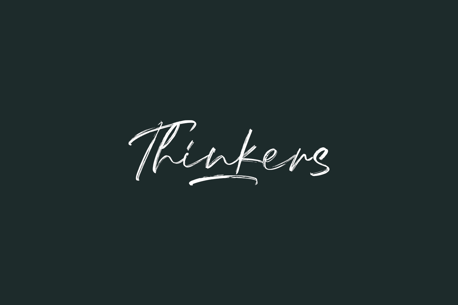 Thinkers Free Font