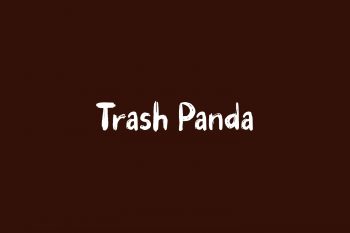 Trash Panda Free Font