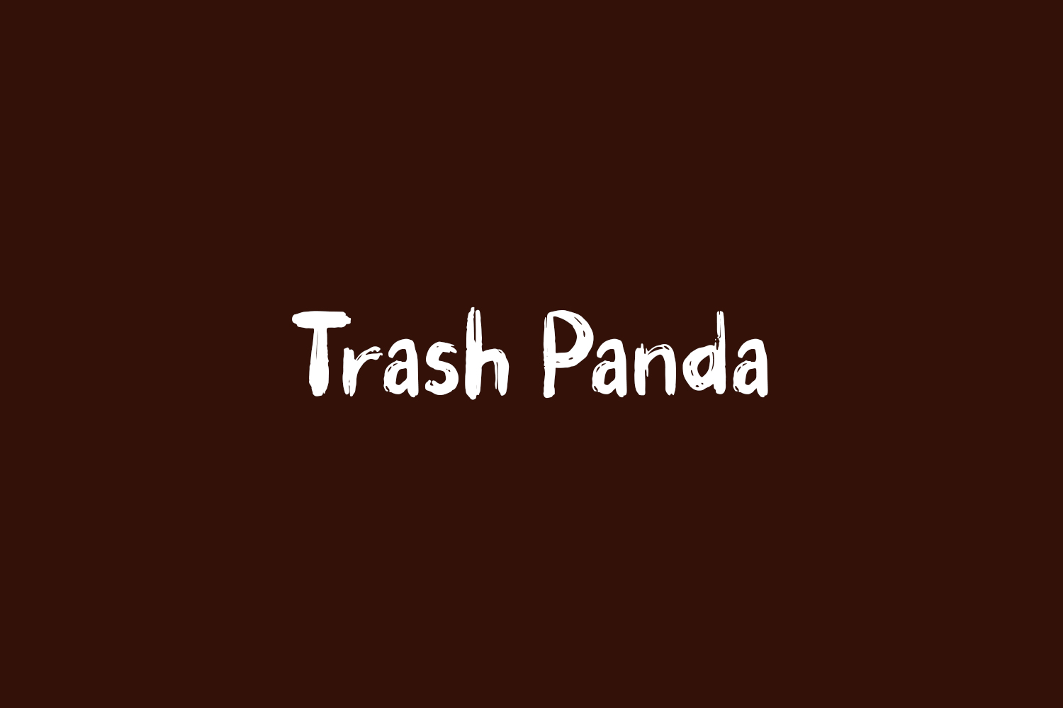 Trash Panda Free Font