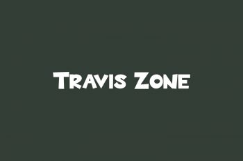 Travis Zone Free Font
