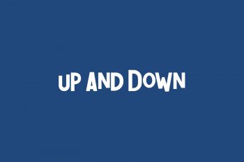 Up And Down Free Font