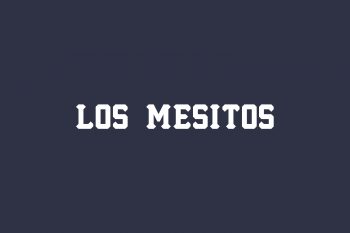 Los Mesitos Free Font