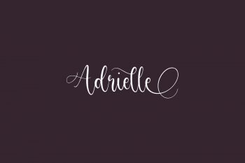 Adrielle Free Font