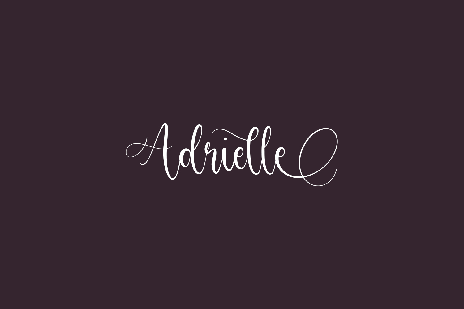 Adrielle Free Font