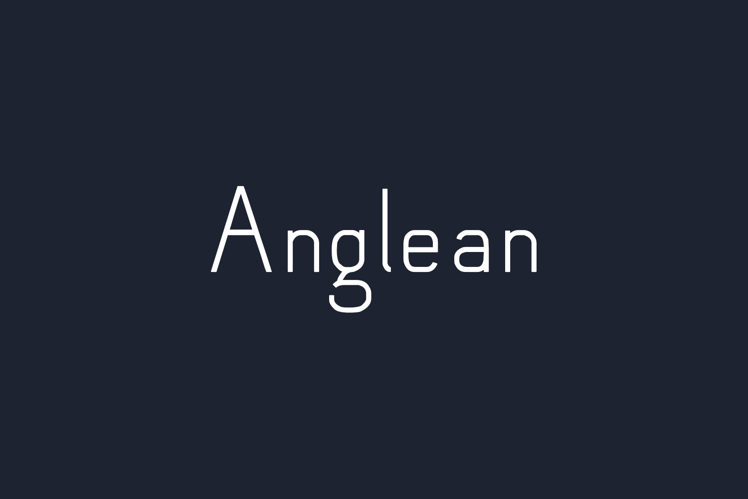 Anglean Free Font