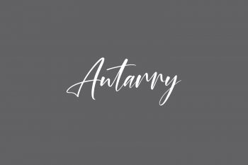 Antarry Free Font