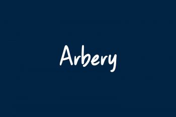 Arbery Free Font
