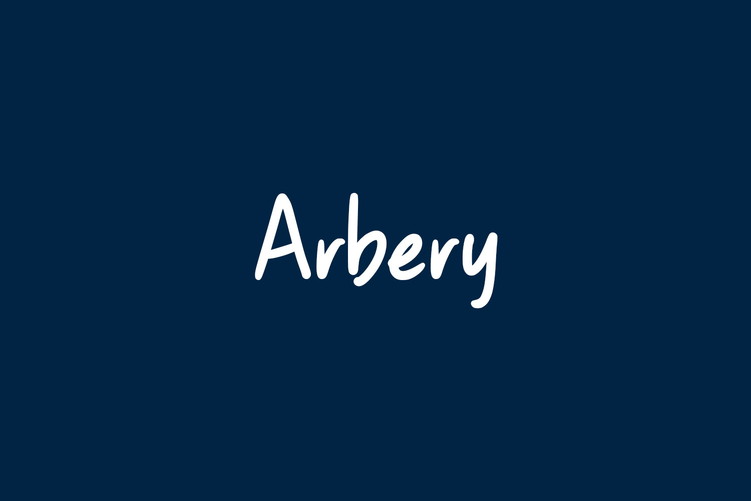 Arbery Free Font