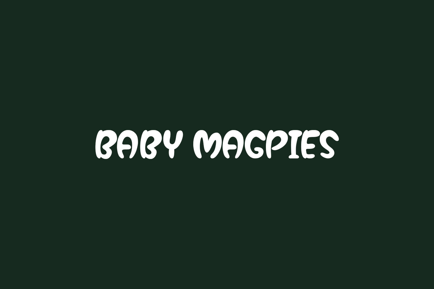 Baby Magpies Free Font