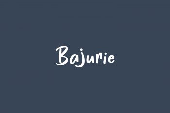 Bajurie Free Font