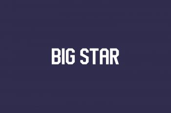 Big Star Free Font